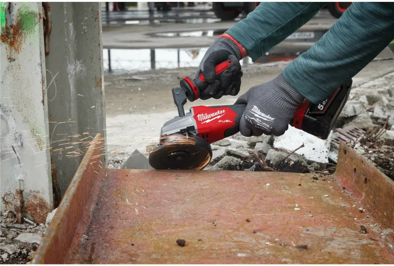 Aku úhlová bruska 125 mm Milwaukee M18 FSAGSVO125X-0X s kolébkovým spínačem, bez Aku, 4933493552 (MI4933493552)